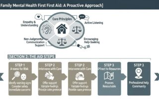 family mental health first aid — featured illustration
