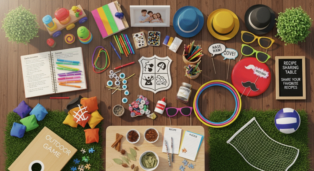 Family reunion fun activities