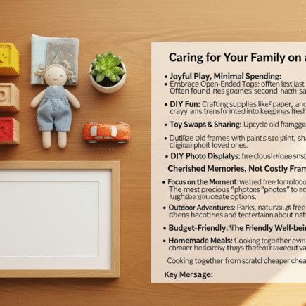 How to care for a family on a budget