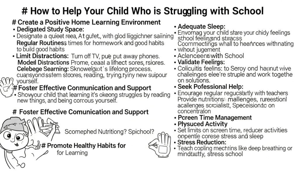 How to help your child who is struggling with school