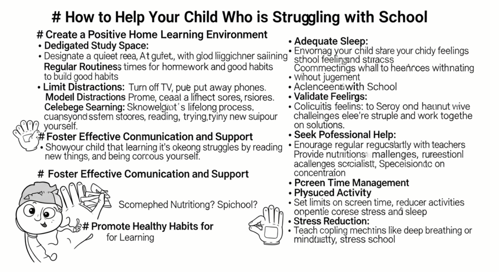 How to help your child who is struggling with school