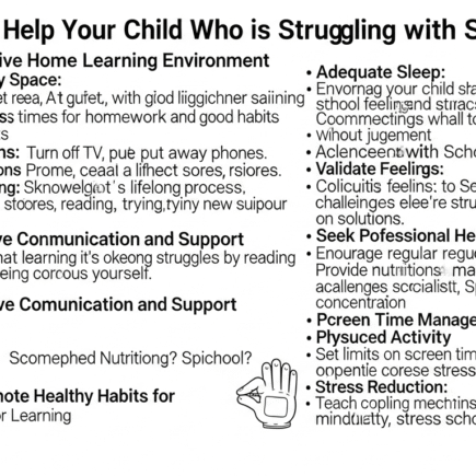 How to help your child who is struggling with school