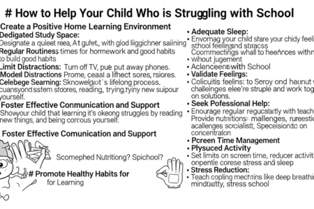 How to help your child who is struggling with school