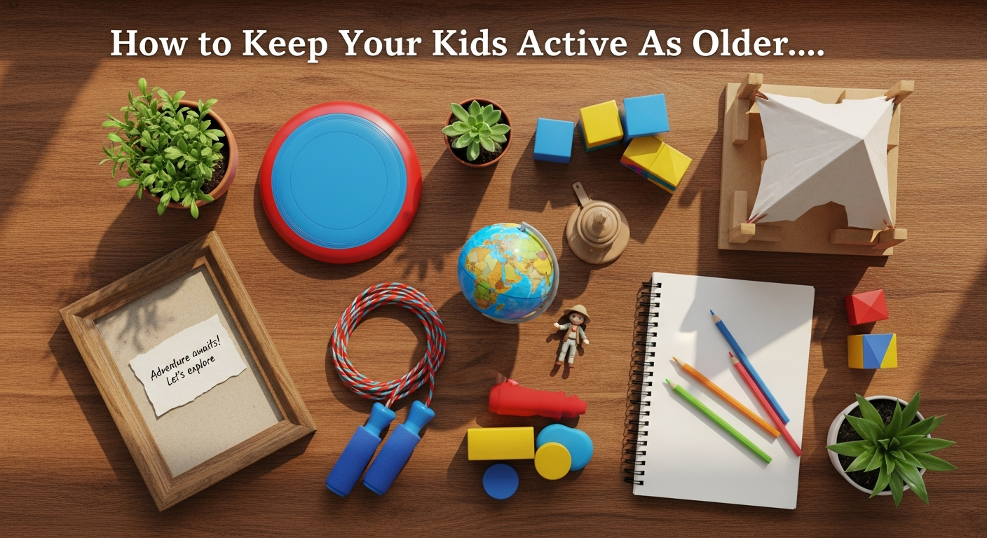 How To Keep Your Kids Active As Older Parents
