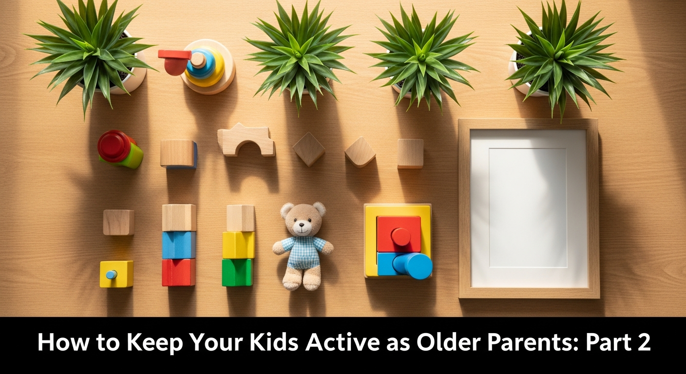 How To Keep Your Kids Active As Older Parents
