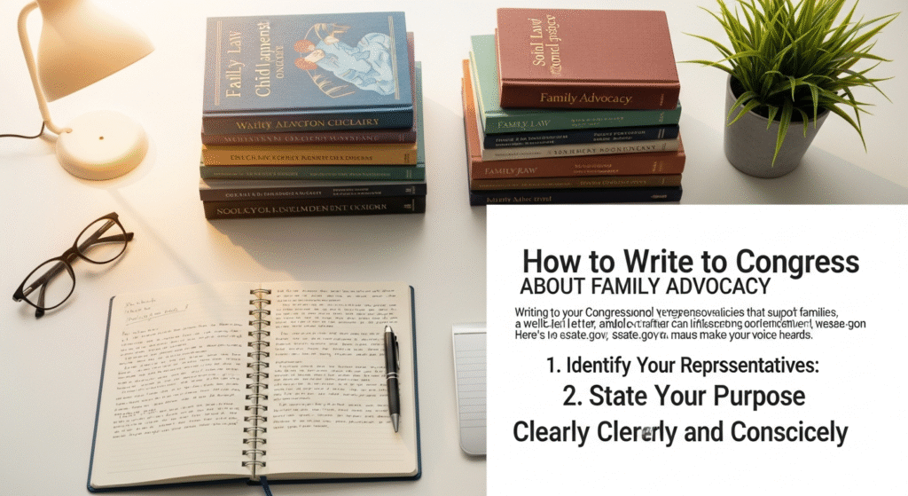 how to write to Congress about family issues