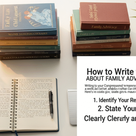 how to write to Congress about family issues