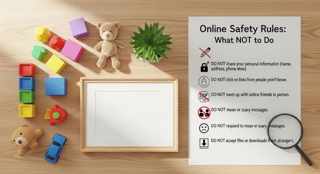Internet safety rules what not to do online
