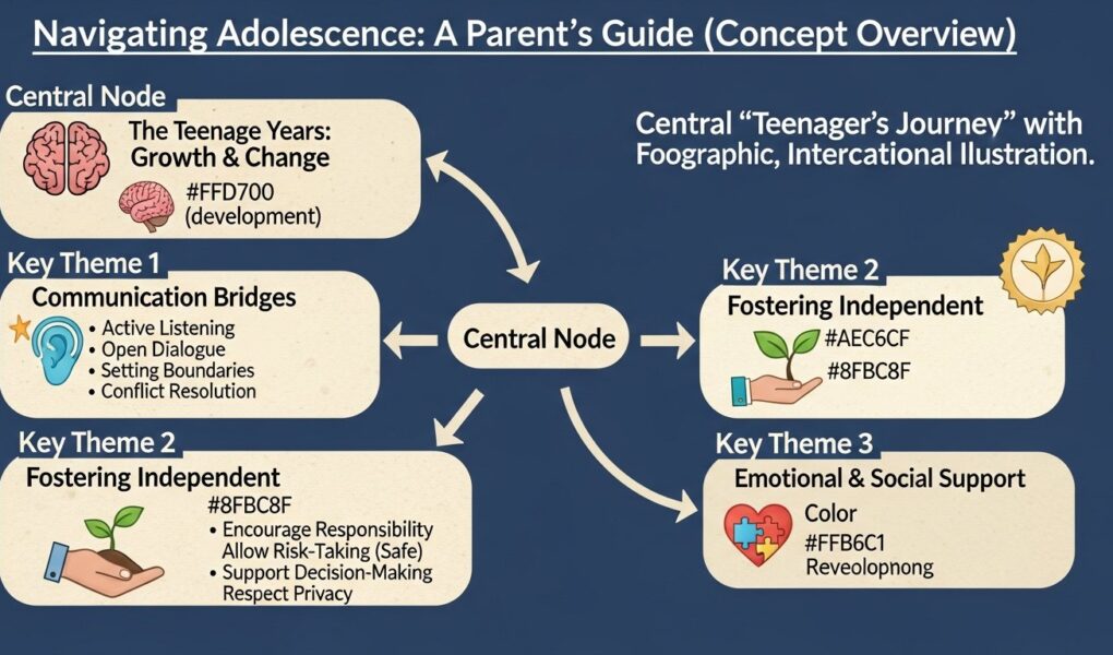 parenting teenagers guide — featured illustration