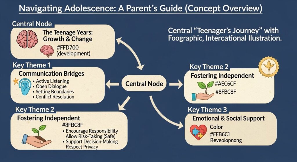 parenting teenagers guide — featured illustration