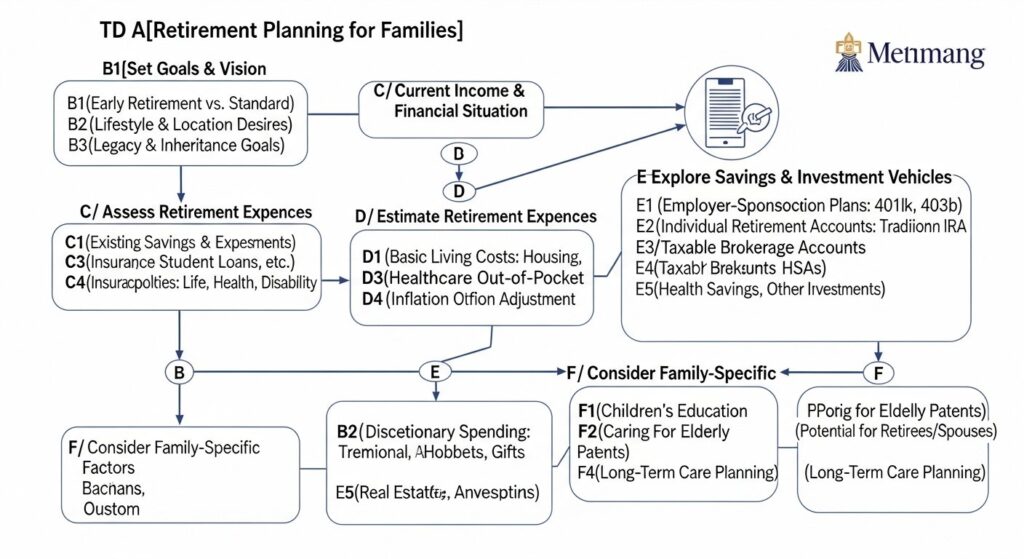 retirement planning for families — featured illustration