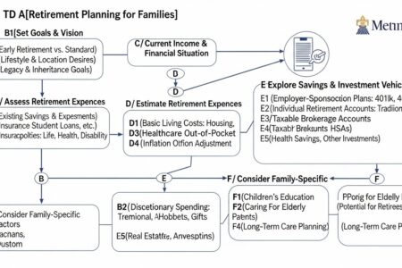 retirement planning for families — featured illustration